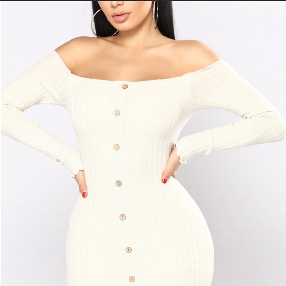 Fashion nova off the shoulder dress S - Picture 2 of 4